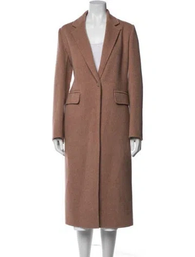 Pre-owned Vince Wool Coat In Pink