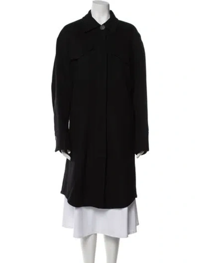 Pre-owned Vince Wool Coat W/ Tags In Black