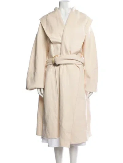 Pre-owned Vince Wool Coat W/ Tags In Neutral