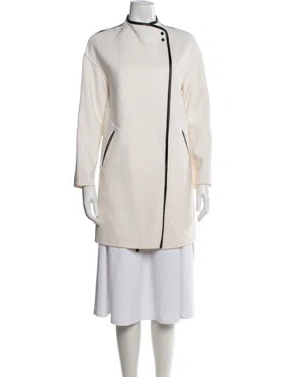 Pre-owned Vince Wool Coat W/ Tags In Neutral