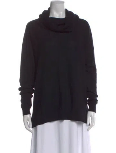 Pre-owned Vince Wool Cowl Neck Romper In Black
