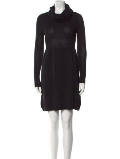Pre-owned Vince Wool Cowl Neck Sweater In Black