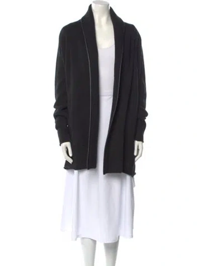 Pre-owned Vince Wool Cowl Neck Sweater In Black