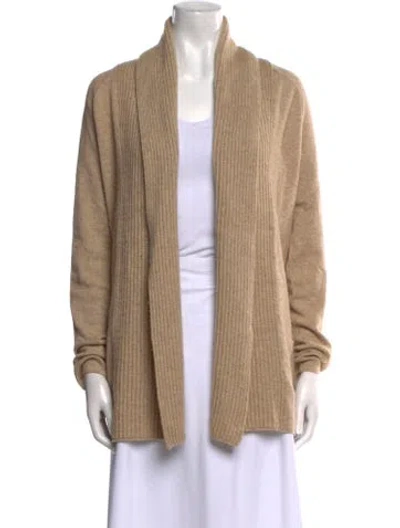 Pre-owned Vince Wool Cowl Neck Sweater In Brown