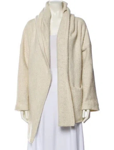 Pre-owned Vince Wool Cowl Neck Sweater In Neutral