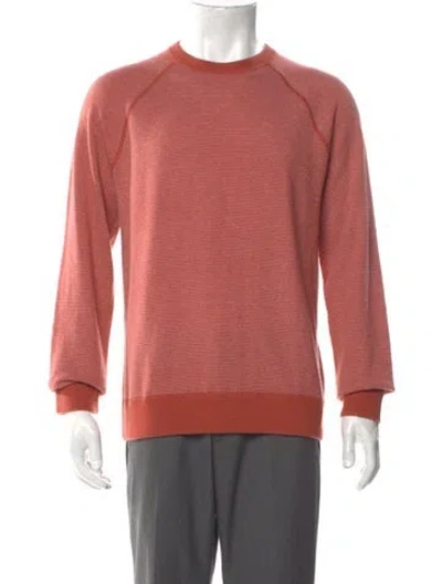 Pre-owned Vince Wool Crew Neck Pullover In Pink