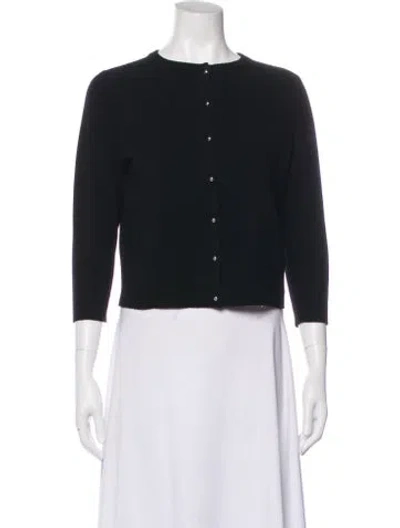 Pre-owned Vince Wool Crew Neck Sweater In Black