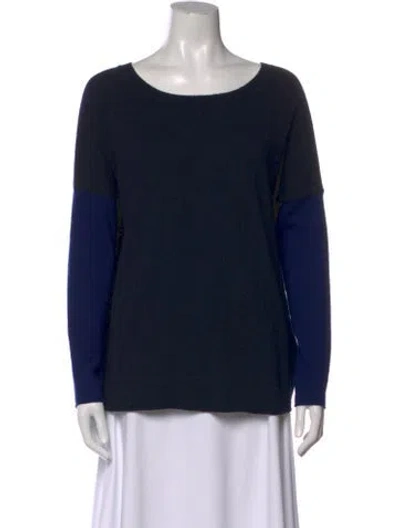 Pre-owned Vince Wool Crew Neck Sweater In Black