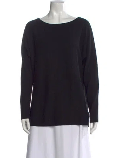 Pre-owned Vince Wool Crew Neck Sweater In Black