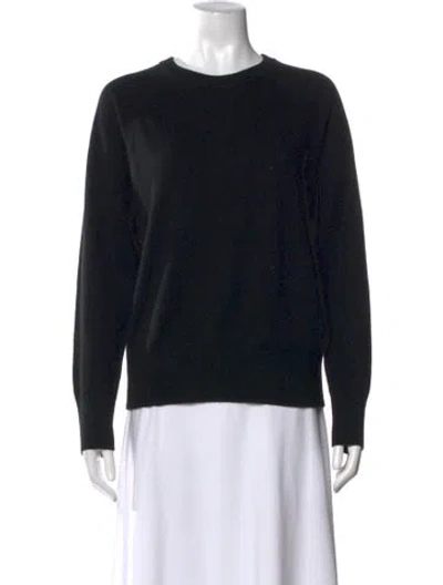 Pre-owned Vince Wool Crew Neck Sweater In Black