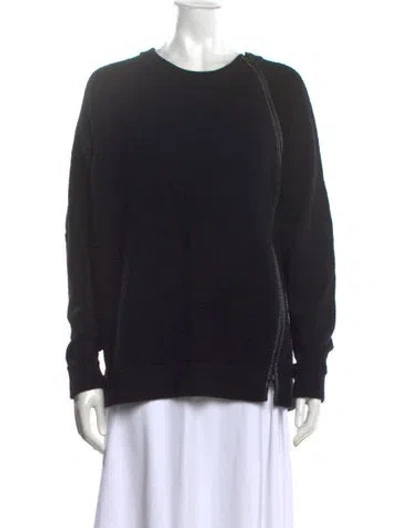 Pre-owned Vince Wool Crew Neck Sweater In Black