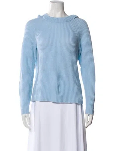 Pre-owned Vince Wool Crew Neck Sweater In Blue