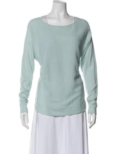 Pre-owned Vince Wool Crew Neck Sweater In Blue