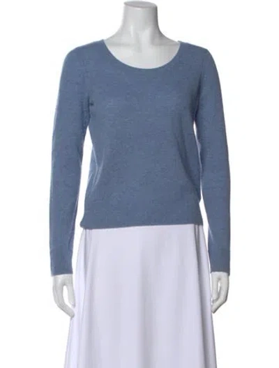 Pre-owned Vince Wool Crew Neck Sweater In Blue
