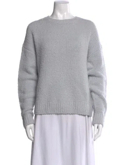 Pre-owned Vince Wool Crew Neck Sweater In Blue