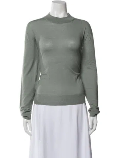 Pre-owned Vince Wool Crew Neck Sweater In Gray