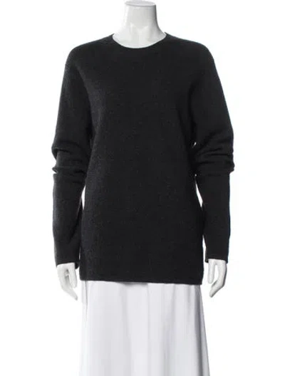 Pre-owned Vince Wool Crew Neck Sweater In Gray