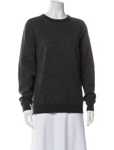 Pre-owned Vince Wool Crew Neck Sweater In Gray