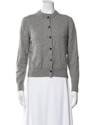Pre-owned Vince Wool Crew Neck Sweater In Gray