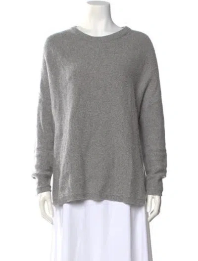 Pre-owned Vince Wool Crew Neck Sweater In Gray