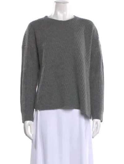 Pre-owned Vince Wool Crew Neck Sweater In Gray