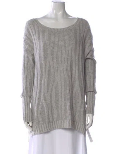 Pre-owned Vince Wool Crew Neck Sweater In Gray