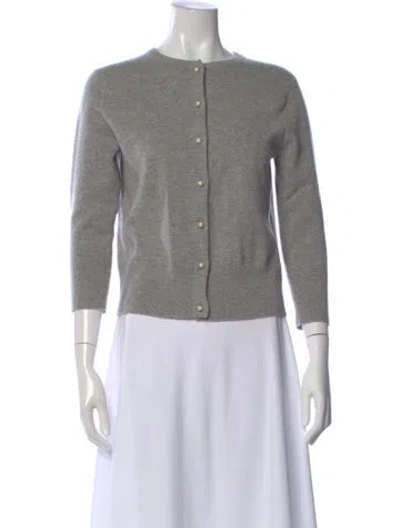 Pre-owned Vince Wool Crew Neck Sweater In Gray