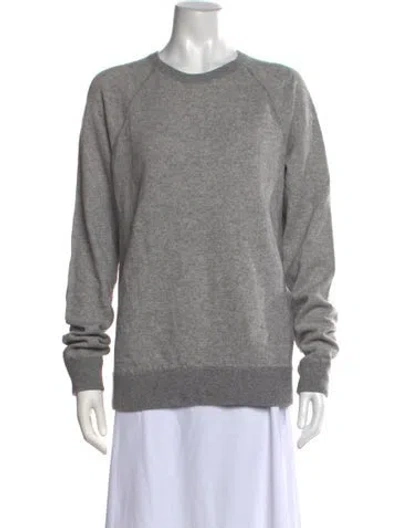 Pre-owned Vince Wool Crew Neck Sweater In Gray