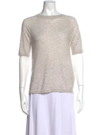 Pre-owned Vince Wool Crew Neck Sweater In Grey