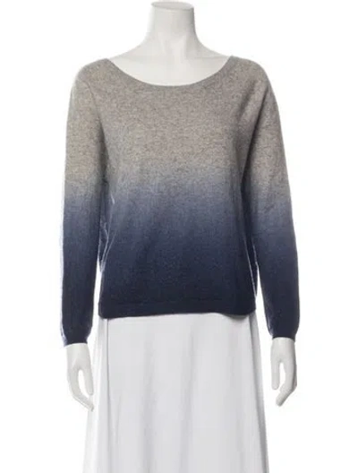 Pre-owned Vince Wool Crew Neck Sweater In Grey
