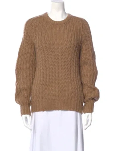 Pre-owned Vince Wool Crew Neck Sweater In Neutral
