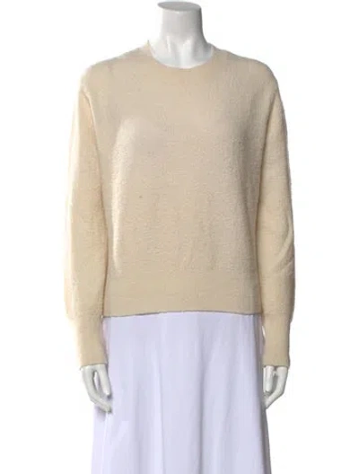 Pre-owned Vince Wool Crew Neck Sweater In Neutral