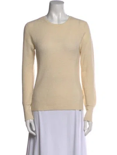 Pre-owned Vince Wool Crew Neck Sweater In Neutral