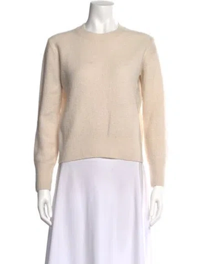 Pre-owned Vince Wool Crew Neck Sweater In Neutral