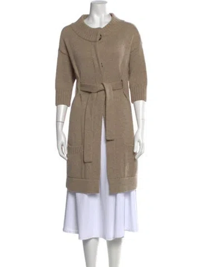 Pre-owned Vince Wool Crew Neck Sweater In Neutral