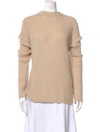 Pre-owned Vince Wool Crew Neck Sweater In Neutral