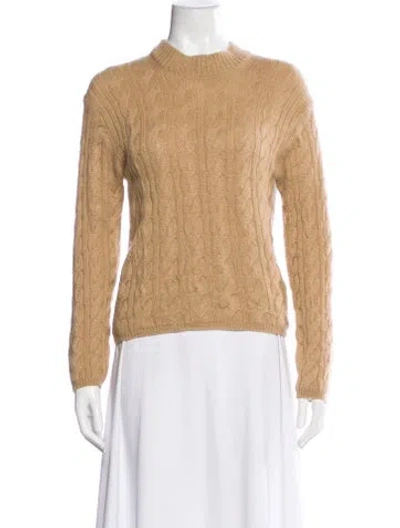 Pre-owned Vince Wool Crew Neck Sweater In Neutral