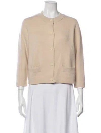 Pre-owned Vince Wool Crew Neck Sweater In Neutral