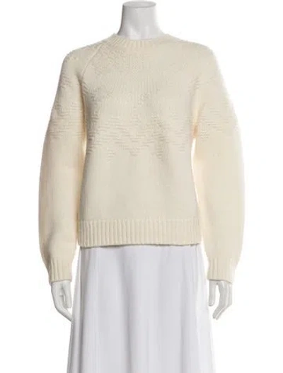 Pre-owned Vince Wool Crew Neck Sweater In Neutral