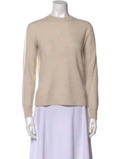 Pre-owned Vince Wool Crew Neck Sweater In Neutral
