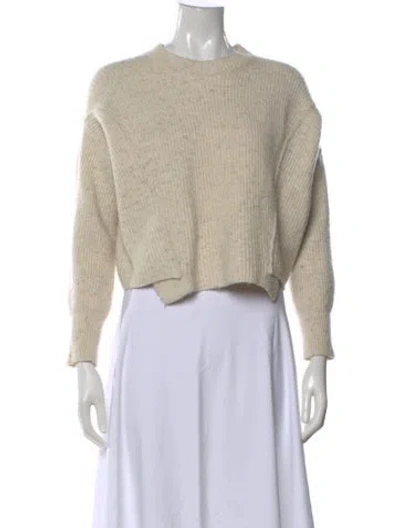 Pre-owned Vince Wool Crew Neck Sweater In Neutral