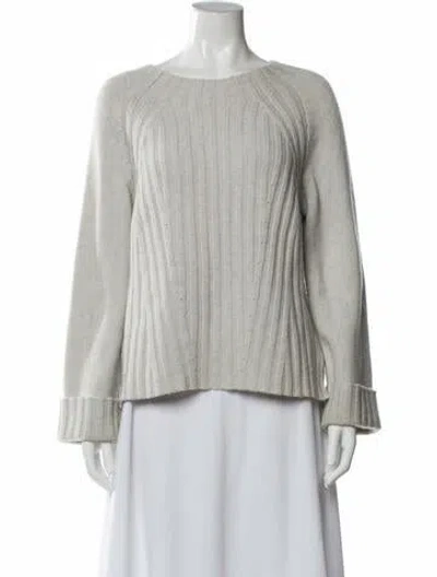 Pre-owned Vince Wool Crew Neck Sweater In Neutral