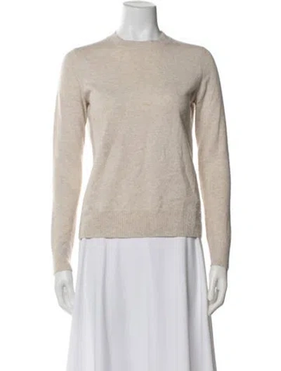 Pre-owned Vince Wool Crew Neck Sweater In Neutral