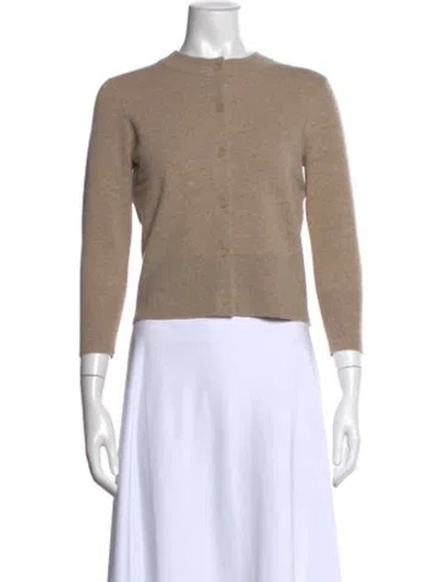Pre-owned Vince Wool Crew Neck Sweater In Neutral