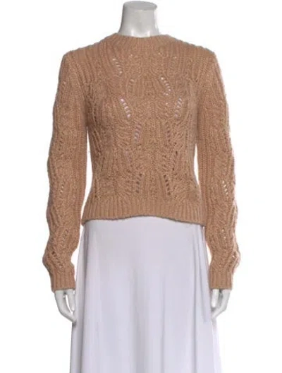 Pre-owned Vince Wool Crew Neck Sweater In Pink