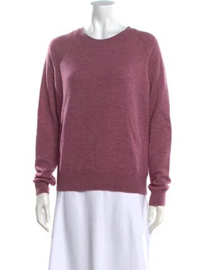 Pre-owned Vince Wool Crew Neck Sweater In Pink