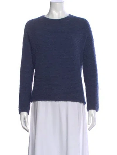 Pre-owned Vince Wool Crew Neck Sweater In Purple