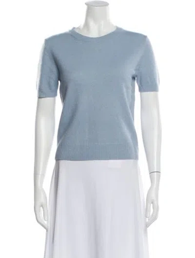 Pre-owned Vince Wool Crew Neck Sweater W/ Tags In Blue