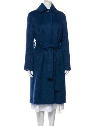 Pre-owned Vince Wool Denim Jacket In Blue