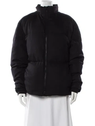 Pre-owned Vince Wool Down Coat In Gray